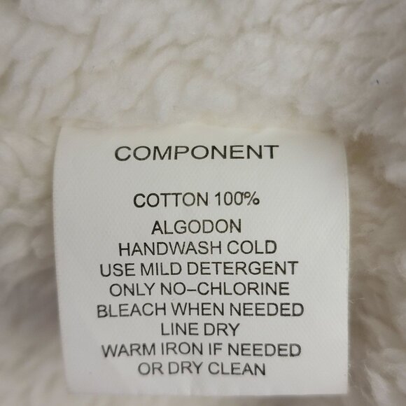 Brown Faux Sherpa Lined Coat Juniors Sz XL Button Front Jacket Boho Bohemian - Picture 9 of 9